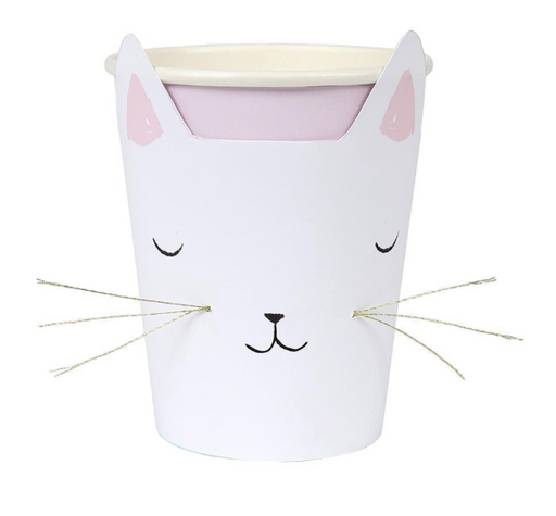 Cat with Whiskers Cups - Party, Girl! 