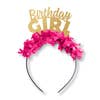 Festive Gal Birthday Fringe Headband