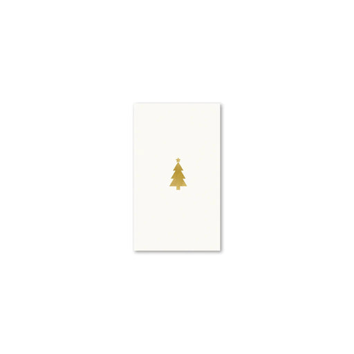 Gold Tree Holiday Guest Napkins