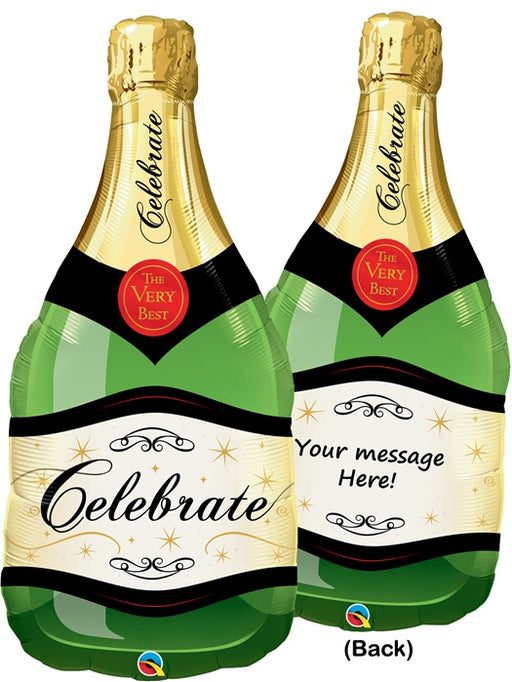 Celebrate Champagne Personalizable 39" Foil Balloon