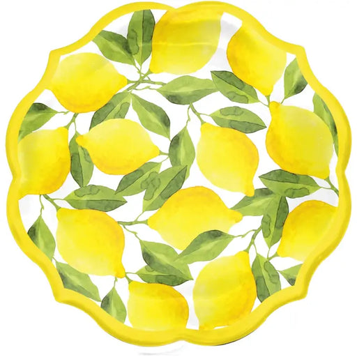 Lemons Dessert Plates