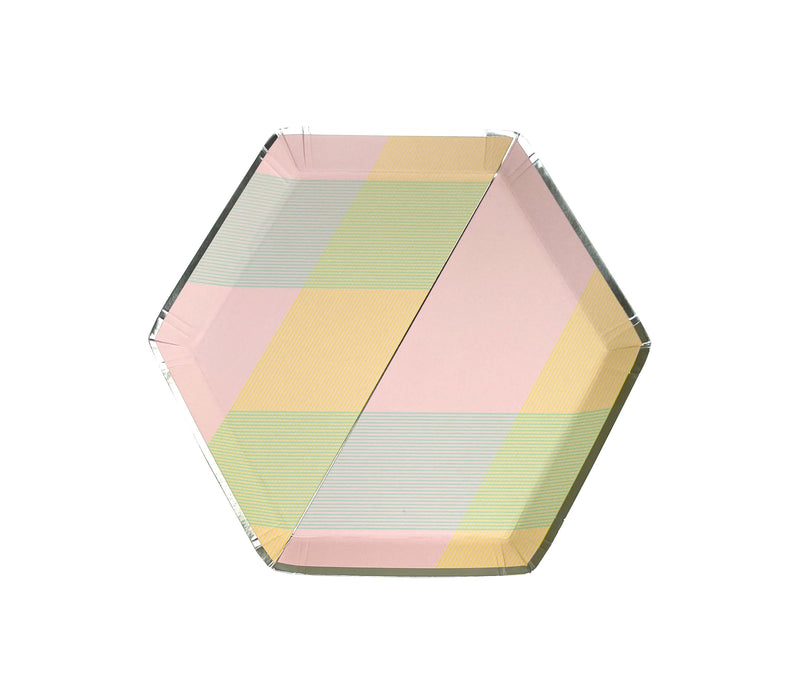 Pastel Plaid Small Plates by Harlow & Grey