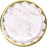 Pink Marble Paper Plates (2 size options)