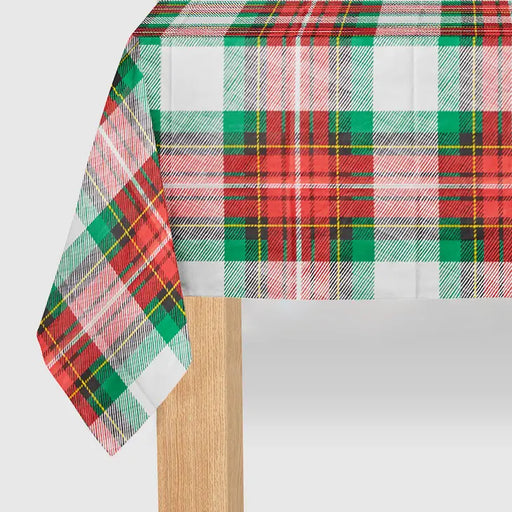Tablecloth Red and Green Plaid Paper by Coterie