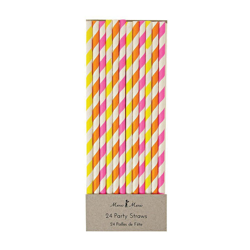 Neon Paper Straws - Party, Girl! 