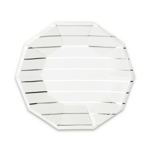 Simple Stripes Metallic Plates Large (multiple colors available) - Party, Girl! 