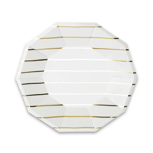 Simple Stripes Metallic Plates Large (multiple colors available) - Party, Girl! 