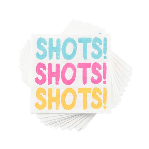Shots! Shots! Shots! Napkins - Party, Girl! 
