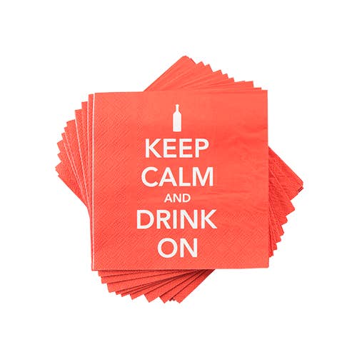 Keep Calm Napkin by Cakewalk - Party, Girl! 