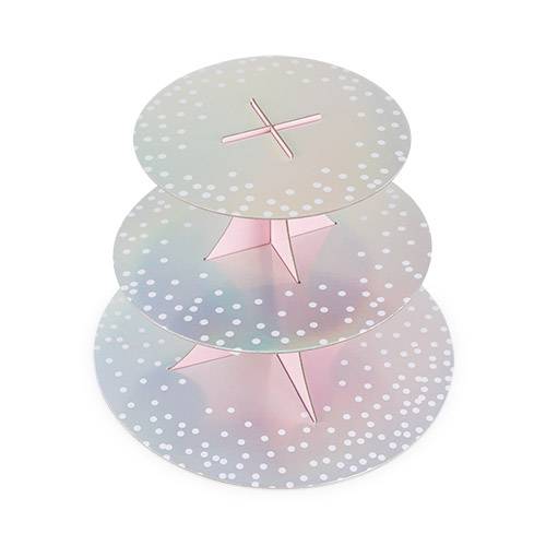 Iridescent Cupcake Stand - Party, Girl! 