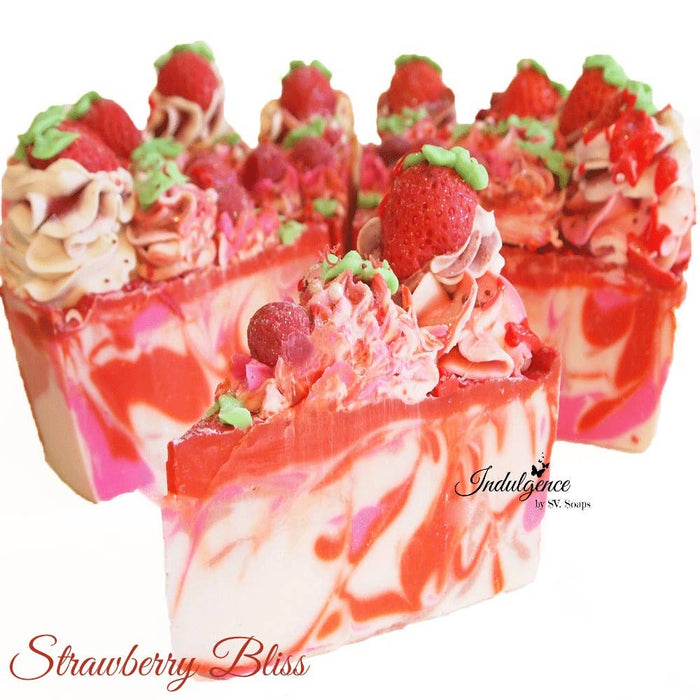 Strawberry Bliss Soap Cake Slice - Party, Girl! 