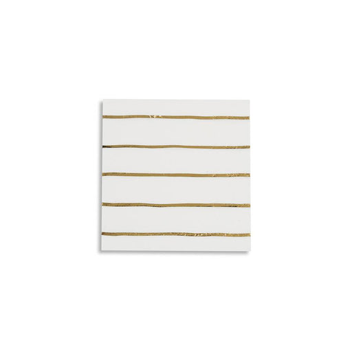 Simple Stripes Metallic Napkins Large (multiple colors available) - Party, Girl! 
