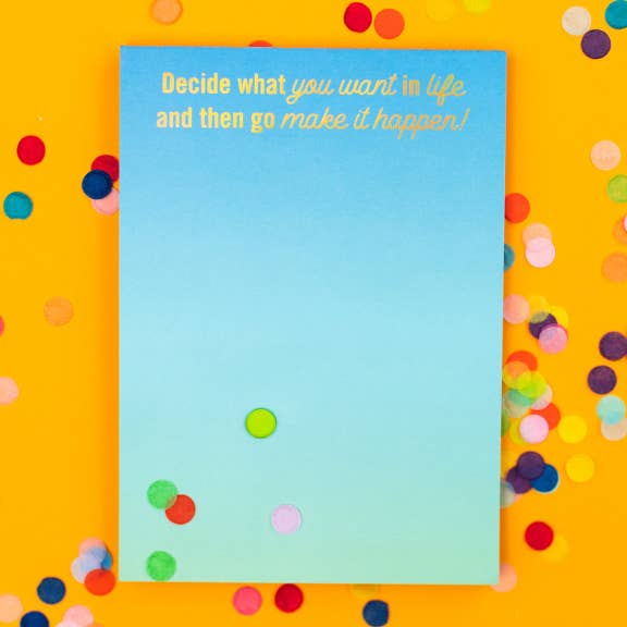 Make It Happen Notepad - Party, Girl! 