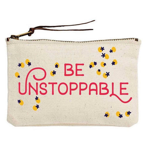 Be Unstoppable Canvas Pouch - Party, Girl! 