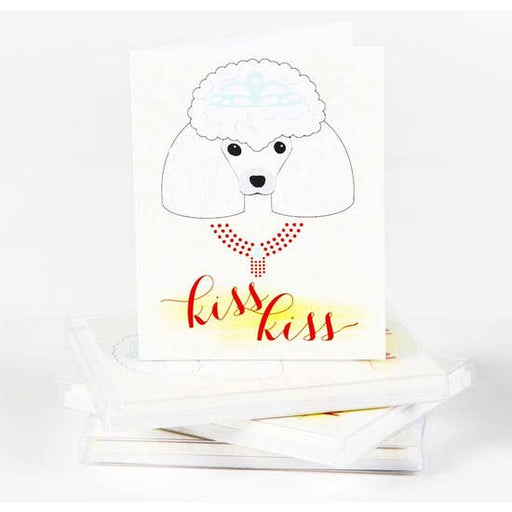 Kiss Kiss Poodle Boxed Notes - Party, Girl! 