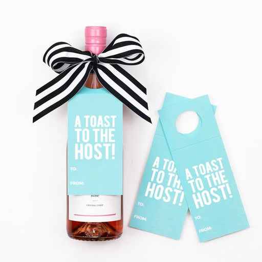 Toast the Host Wine Tags - Wine & Spirits Gift Kit- Box of 3 - Party, Girl! 