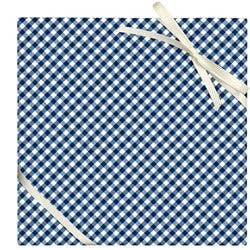 Wrapping Paper Navy Gingham 