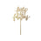 Forty and Fabulous Cake Topper - Gold - Party, Girl! 