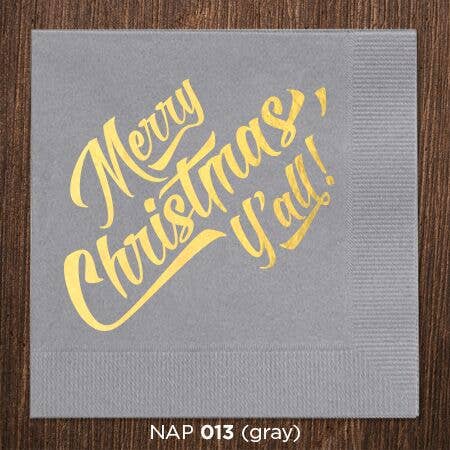 Merry Christmas Y'all Napkins - Party, Girl! 