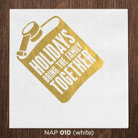 Holiday Brings The Family Together Napkins - Party, Girl! 