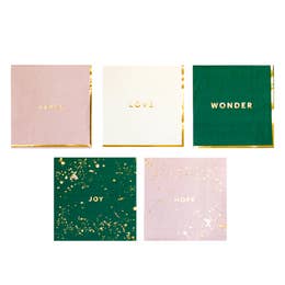 Well Wish - Multi-Colored Cocktail Napkin Boxed Set - Party, Girl! 