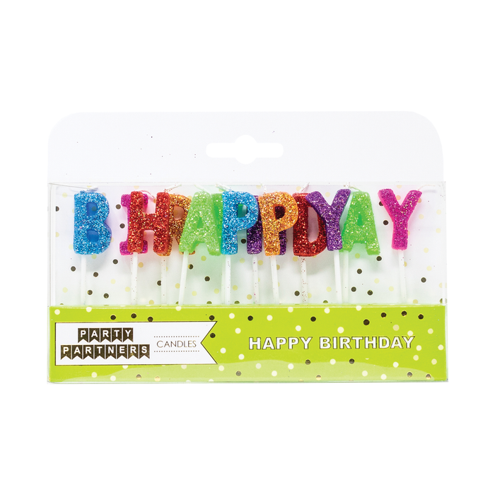 Happy Birthday Candle Set, multiple colors available - Party, Girl! 