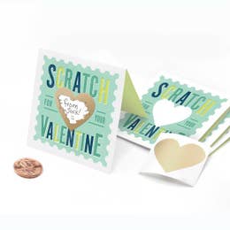 Create Your Own Scratch Off Valentines (Box of 18) - Party, Girl! 