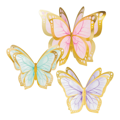 Butterfly Shimmer 3D Table Centerpiece