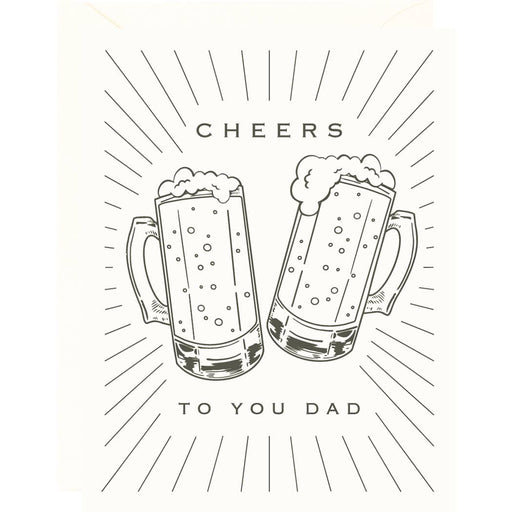 Father's Day Greeting Card Cheers to you Dad