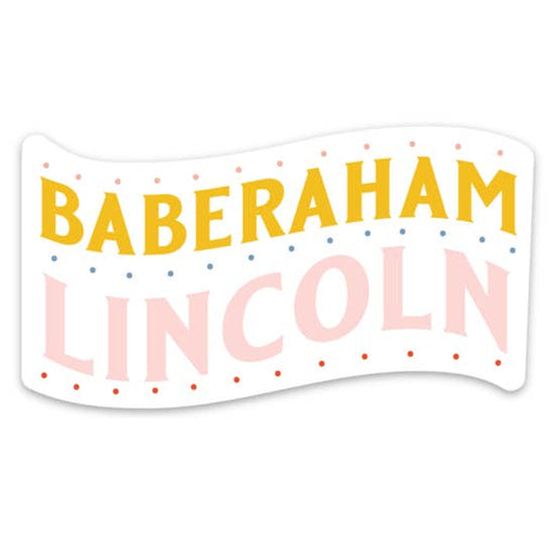 Sticker Baberaham Lincoln