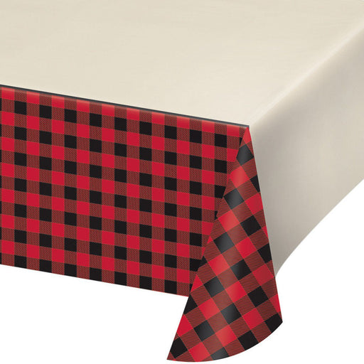 Tablecloth Buffalo Plaid Lumberjack Plastic