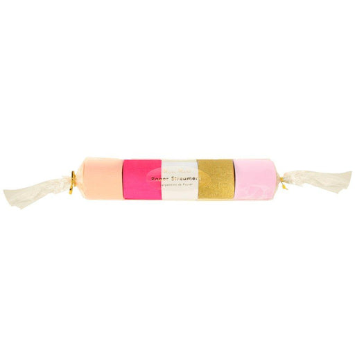 Crepe Paper Streamer set, Pink & Gold
