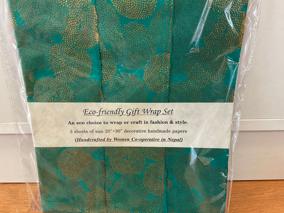 Eco-Friendly Gift Wrap Sheets (multiple color options)