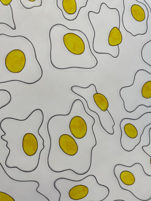 Wrapping Paper Sunny Side Up Eggs Single Sheet