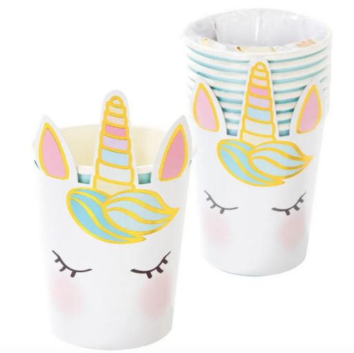 Unicorn Face Cups