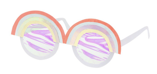Rainbow Wearable Glasses - Party, Girl! 
