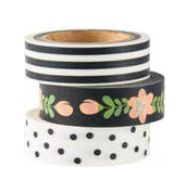 Black and White Washi Tape - Party, Girl! 
