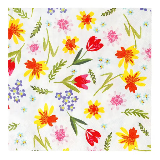 Spring Floral Luncheon Napkins