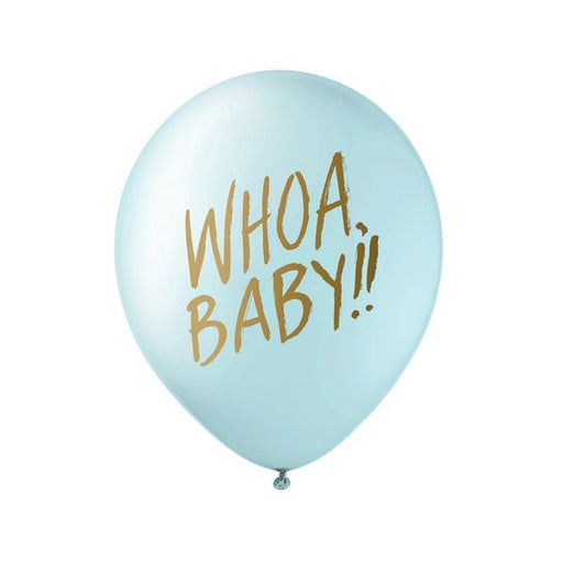 Blue Whoa Baby Balloon -  Set of 3 - Party, Girl! 