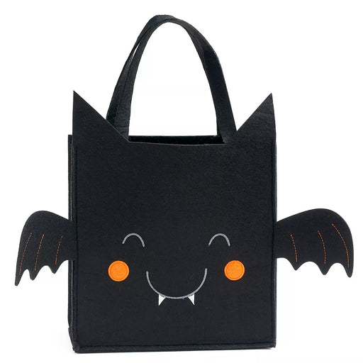 Halloween Tote Felt Black Bat