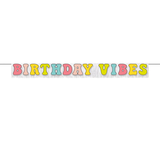 Birthday Vibes Birthday Banner