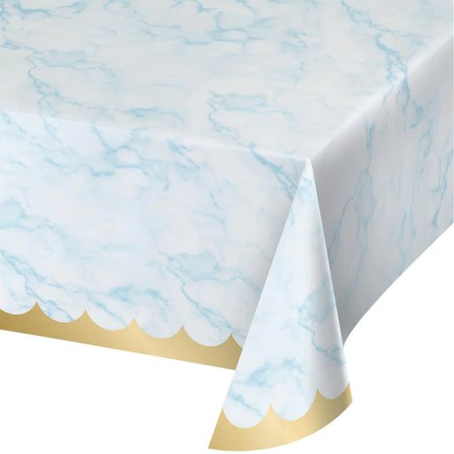 Tablecloth Blue Marble Paper