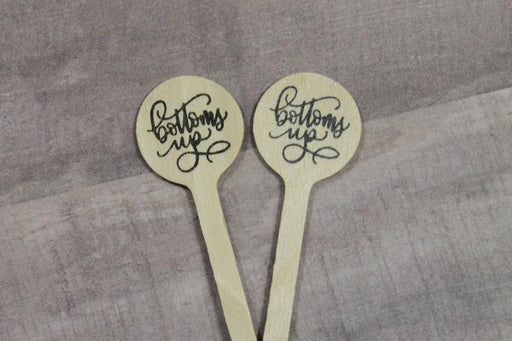 Wooden Drink Stirrers - Party, Girl! 