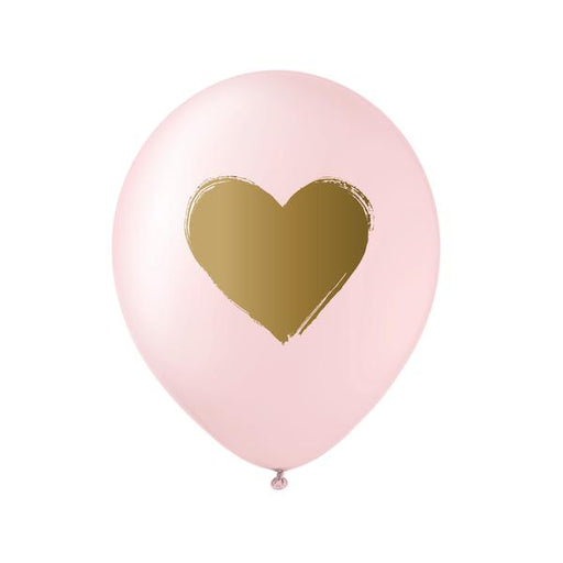 Pink Gold Heart Balloon - Set of 3 - Party, Girl! 