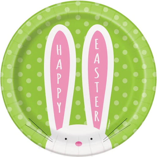 Happy Easter 7" Plate, Bunny Ears