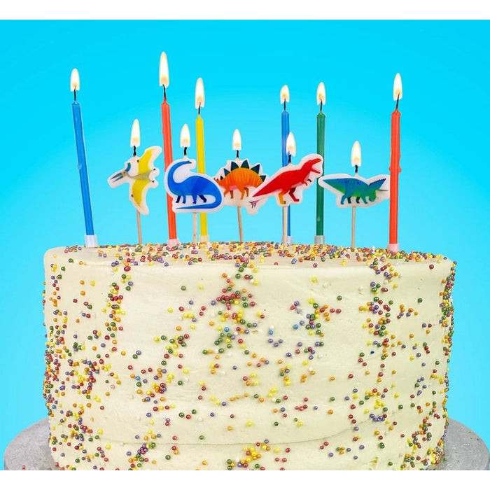 Party Dinosaur Birthday Candles