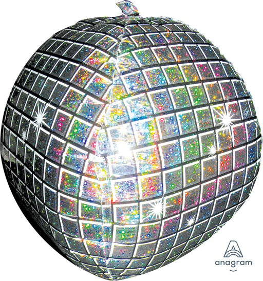 Holographic Disco Ball Foil Shape Balloon 15"