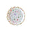 Easter Watercolor Scatter Scalloped Plates