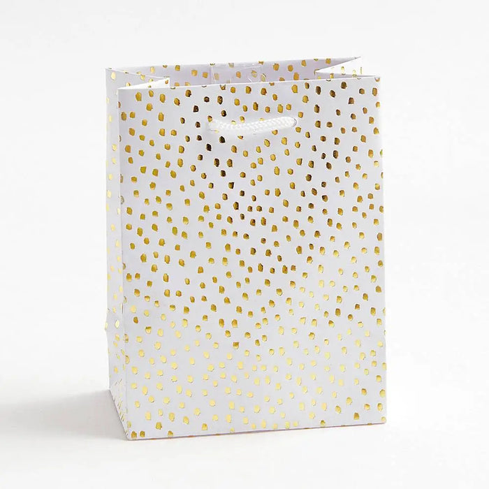 Gift Bag Gold Foil Flurry (multiple size options)