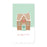 Gingerbread House Scalloped Guest Napkin